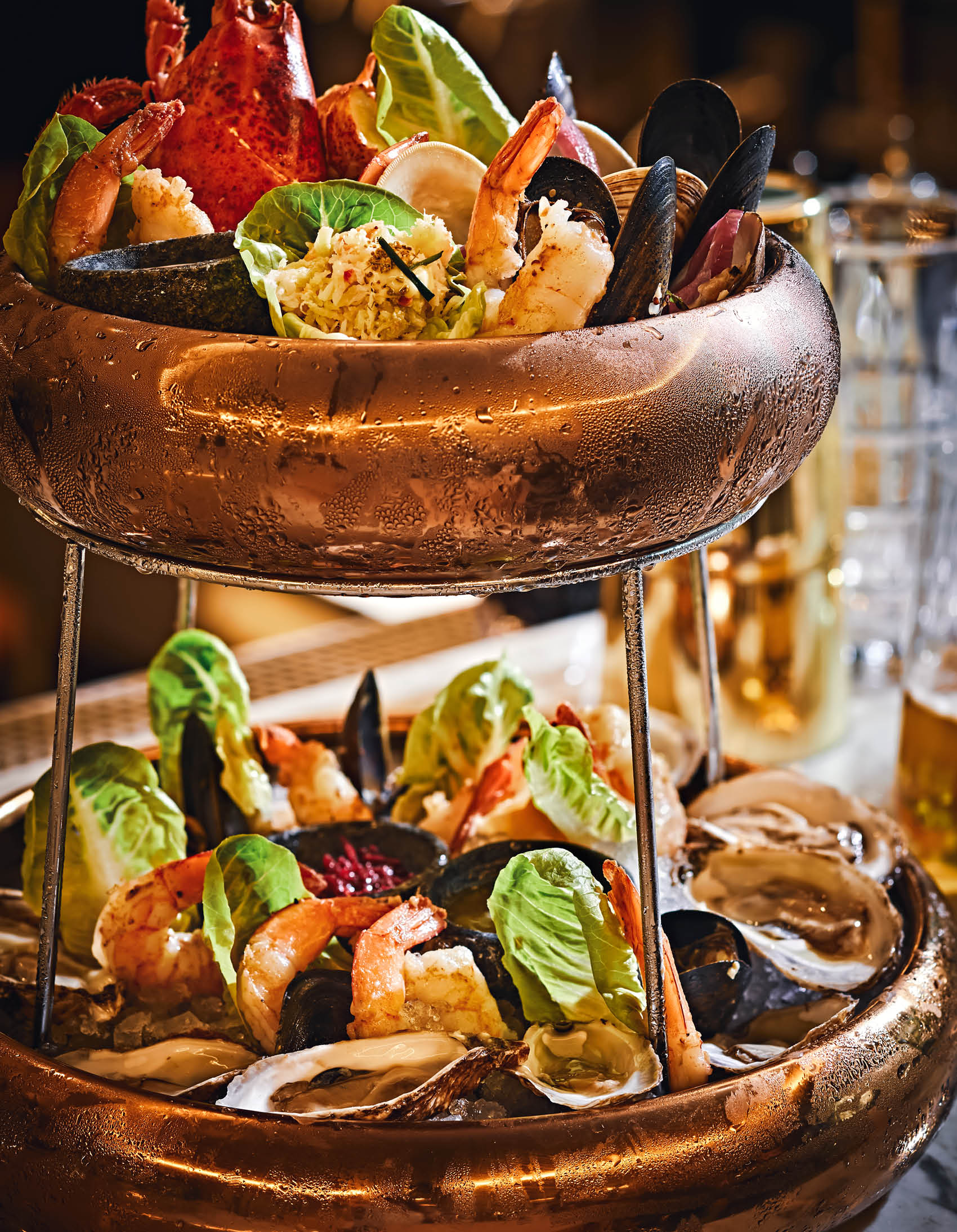 Seafood tower